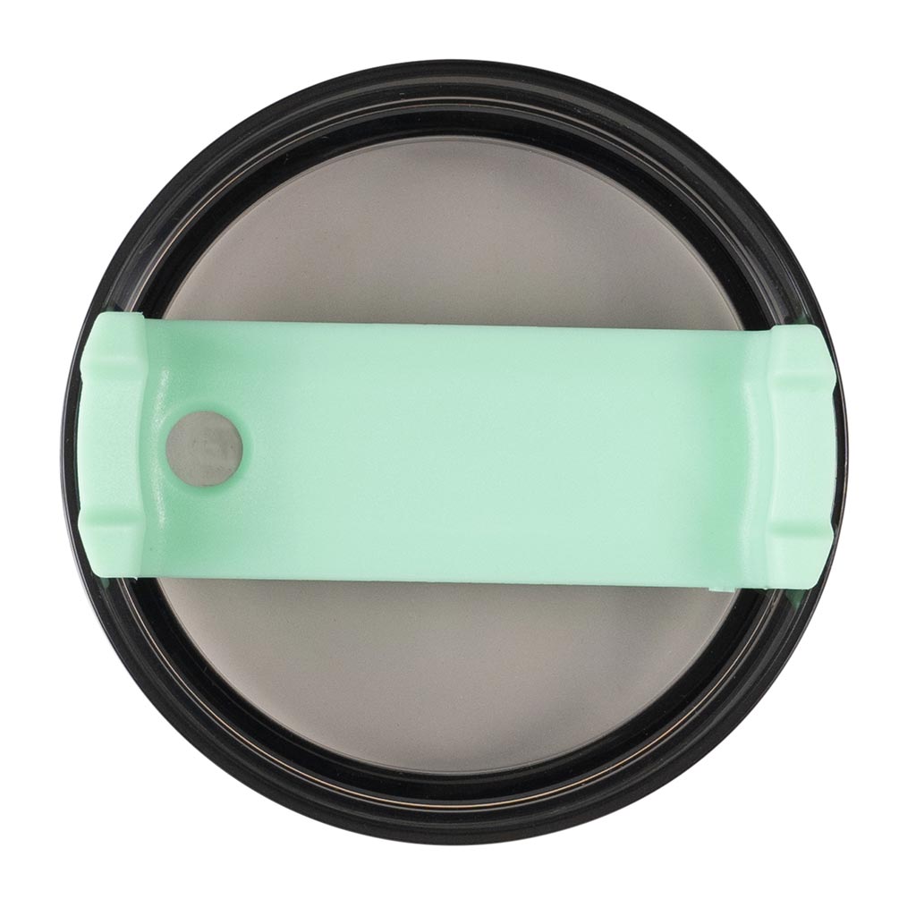 A green replacement lid for a 40oz "Roadie" tumbler.